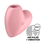 Satisfyer - Cutie Heart Air Pulse Clitoral Stimulator CherryAffairs