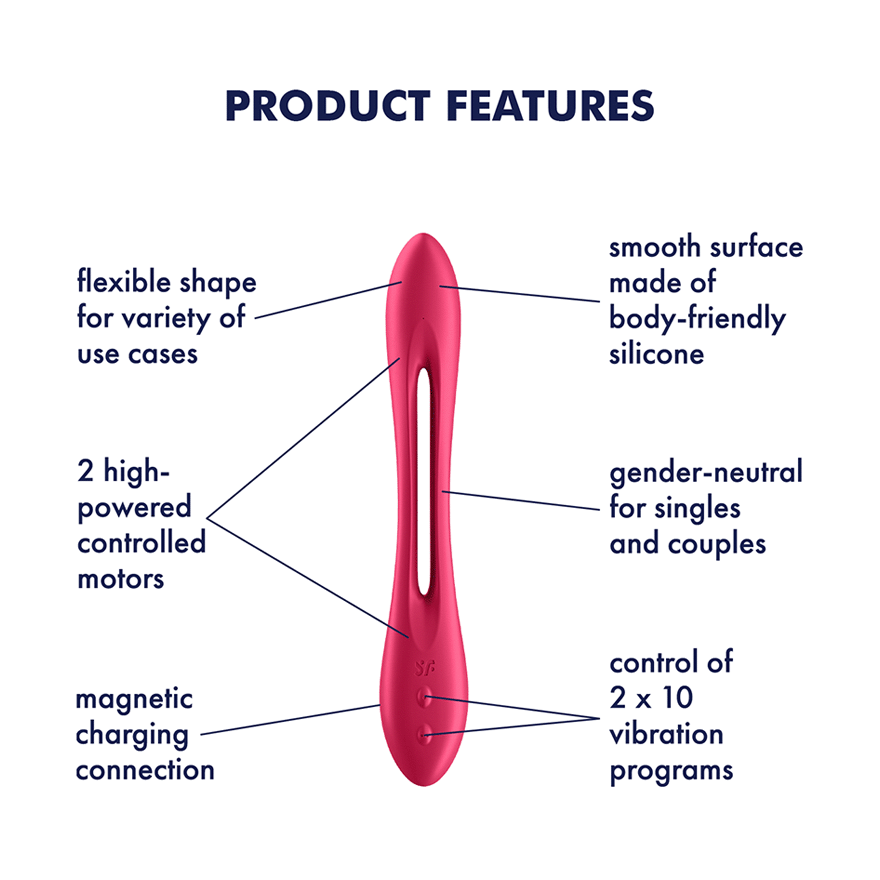 Satisfyer - Elastic Joy Flexible Multi Vibrator CherryAffairs