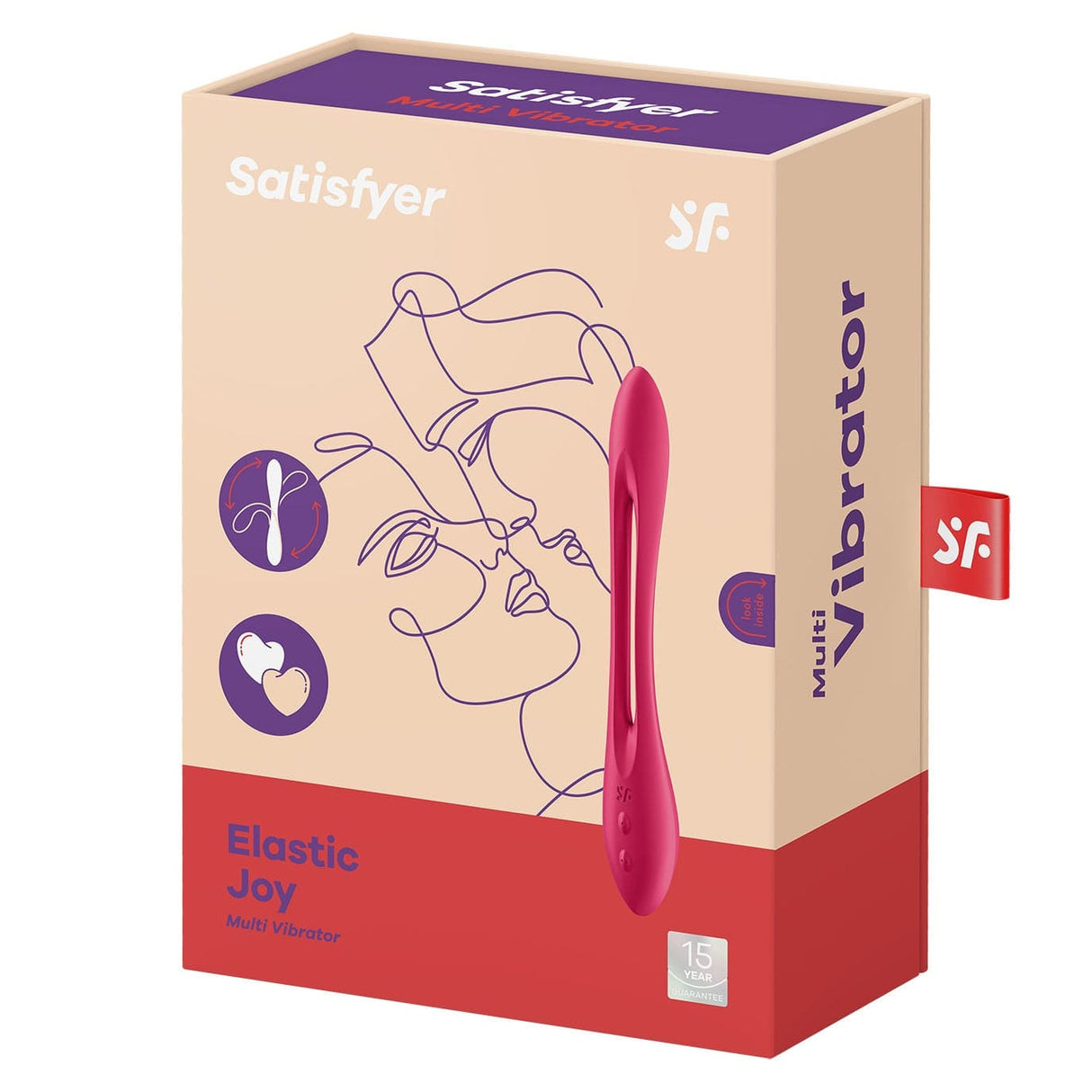 Satisfyer - Elastic Joy Flexible Multi Vibrator CherryAffairs
