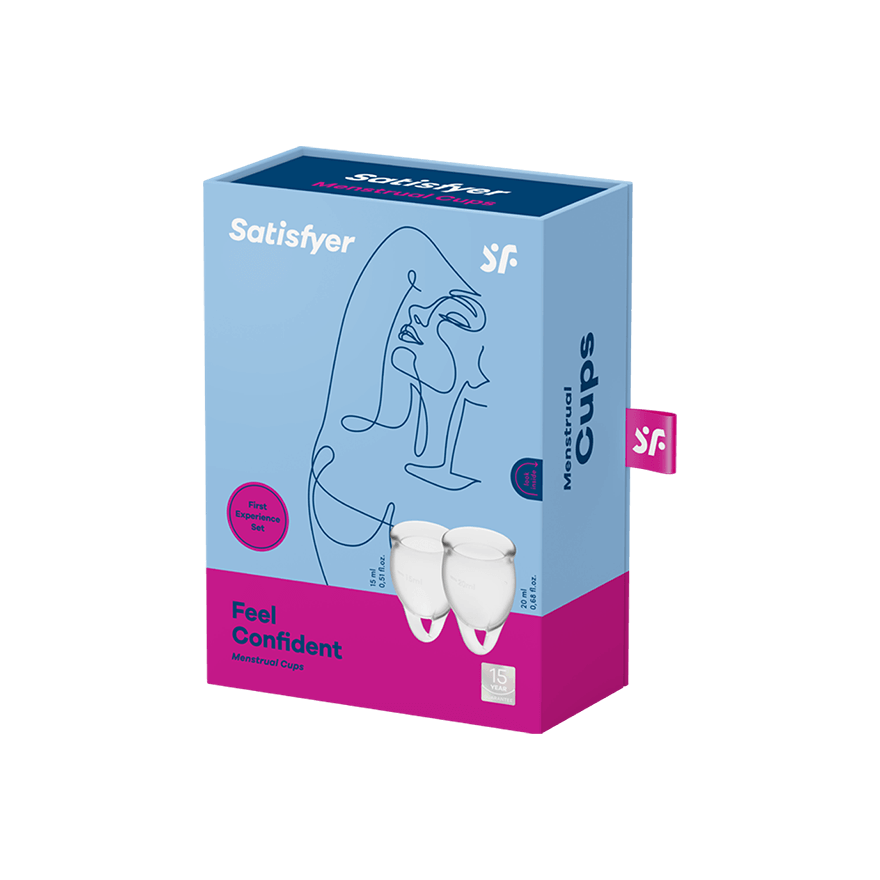 Satisfyer - Feel Confident Menstrual Cup Set CherryAffairs