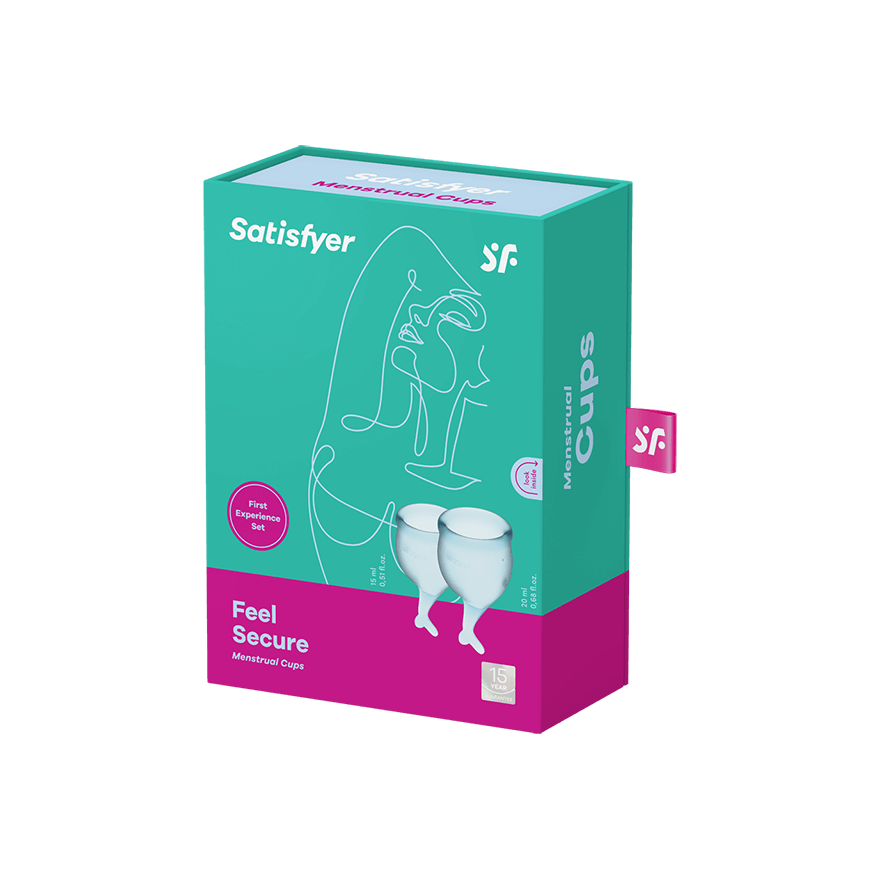 Satisfyer - Feel Secure Menstrual Cup Set CherryAffairs
