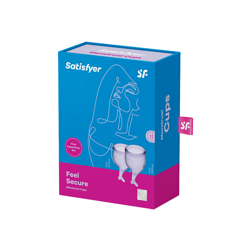 Satisfyer - Feel Secure Menstrual Cup Set CherryAffairs