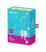 Satisfyer - Feel Secure Menstrual Cup Set CherryAffairs