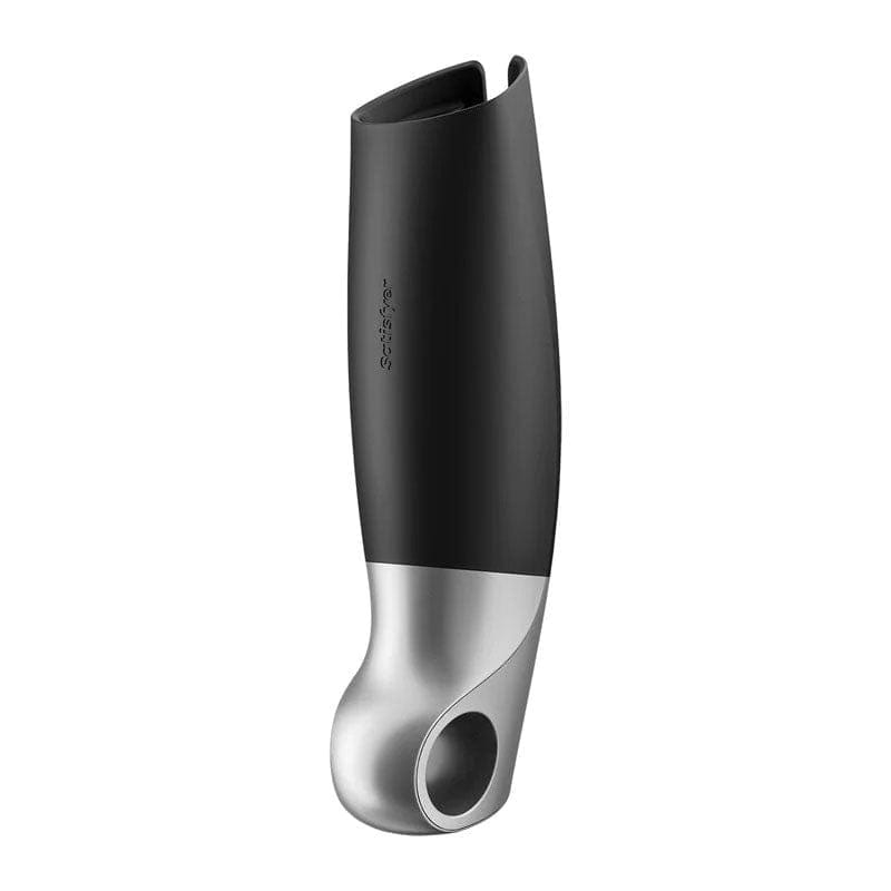 Satisfyer - Men Power Masturbator App-Controlled Stroker Vibrator (Black)    Masturbator Soft Stroker (Vibration) Rechargeable