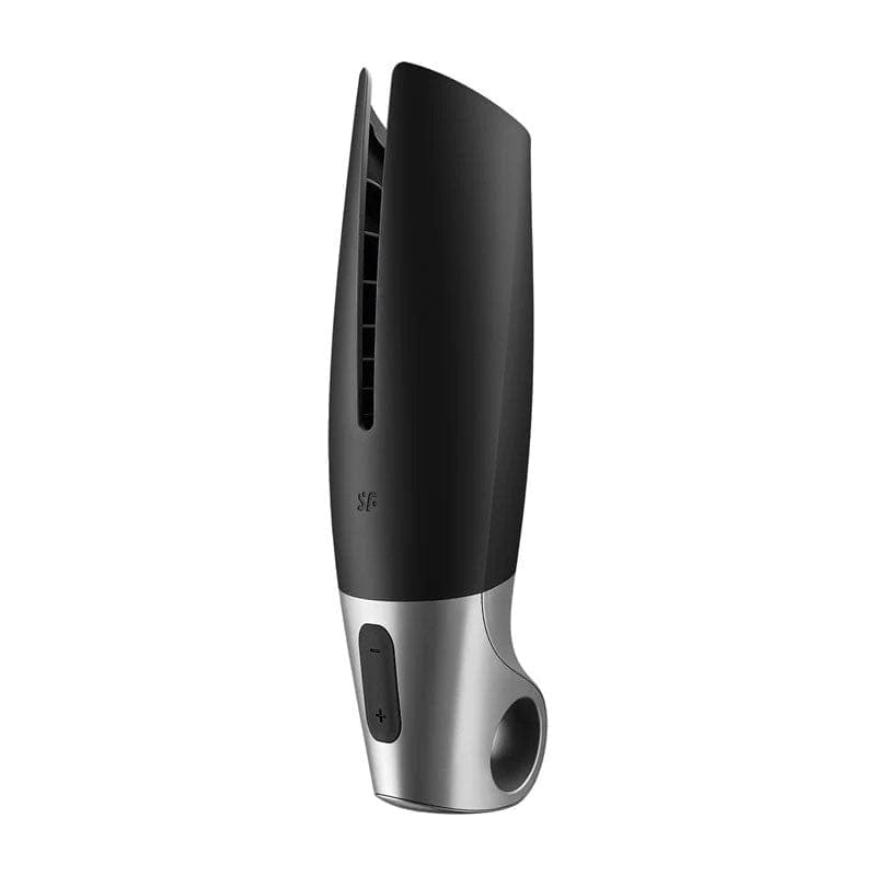 Satisfyer - Men Power Masturbator App-Controlled Stroker Vibrator (Black)    Masturbator Soft Stroker (Vibration) Rechargeable