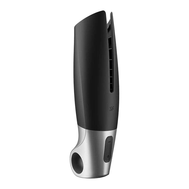 Satisfyer - Men Power Masturbator App-Controlled Stroker Vibrator (Black)    Masturbator Soft Stroker (Vibration) Rechargeable