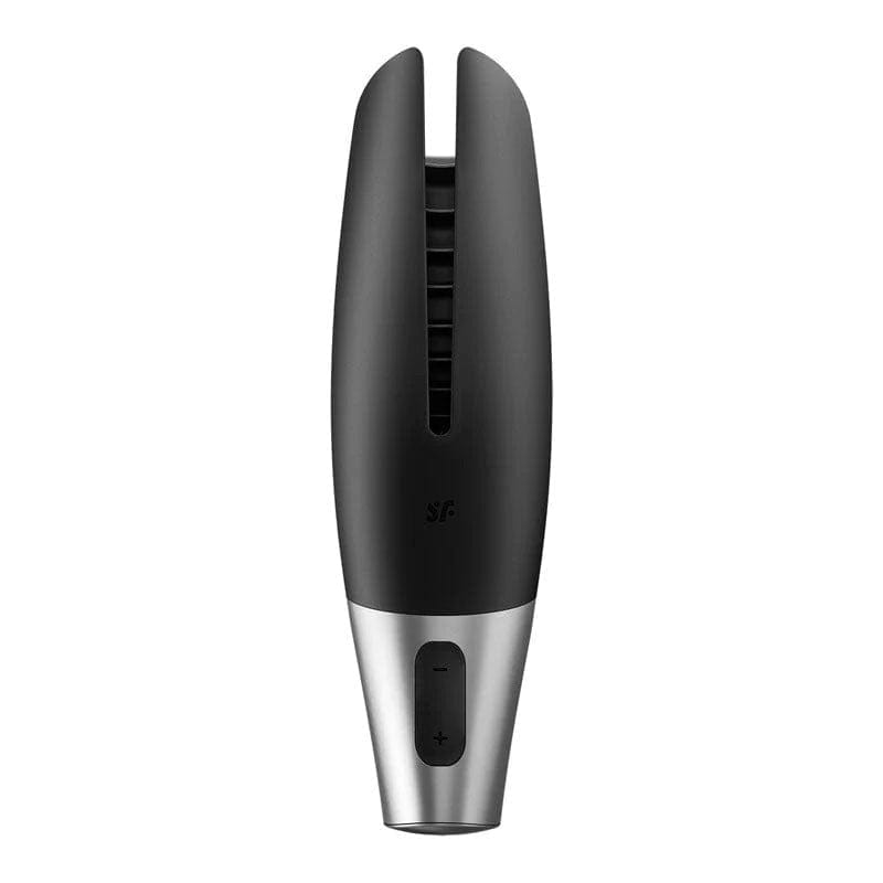 Satisfyer - Men Power Masturbator App-Controlled Stroker Vibrator (Black)    Masturbator Soft Stroker (Vibration) Rechargeable