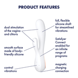 Satisfyer - Mono Flex App-Controlled Rabbit Vibrator CherryAffairs