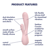 Satisfyer - Mono Flex App-Controlled Rabbit Vibrator CherryAffairs