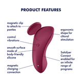 Satisfyer - Partner Box 1 App-Controlled Sexy Secret and Double Joy Couple Set (Multi Colour) STF1246 CherryAffairs