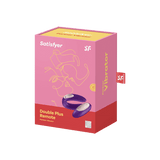 Satisfyer - Partner Double Plus Remote Control Couples Massager (Purple) PT1004 CherryAffairs