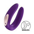 Satisfyer - Partner Plus Couple Vibrator (Purple) PT1002 CherryAffairs