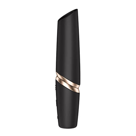 Satisfyer - Perfect Kiss Clitoral Air Stimulator Vibrator (Black) STF1308 CherryAffairs