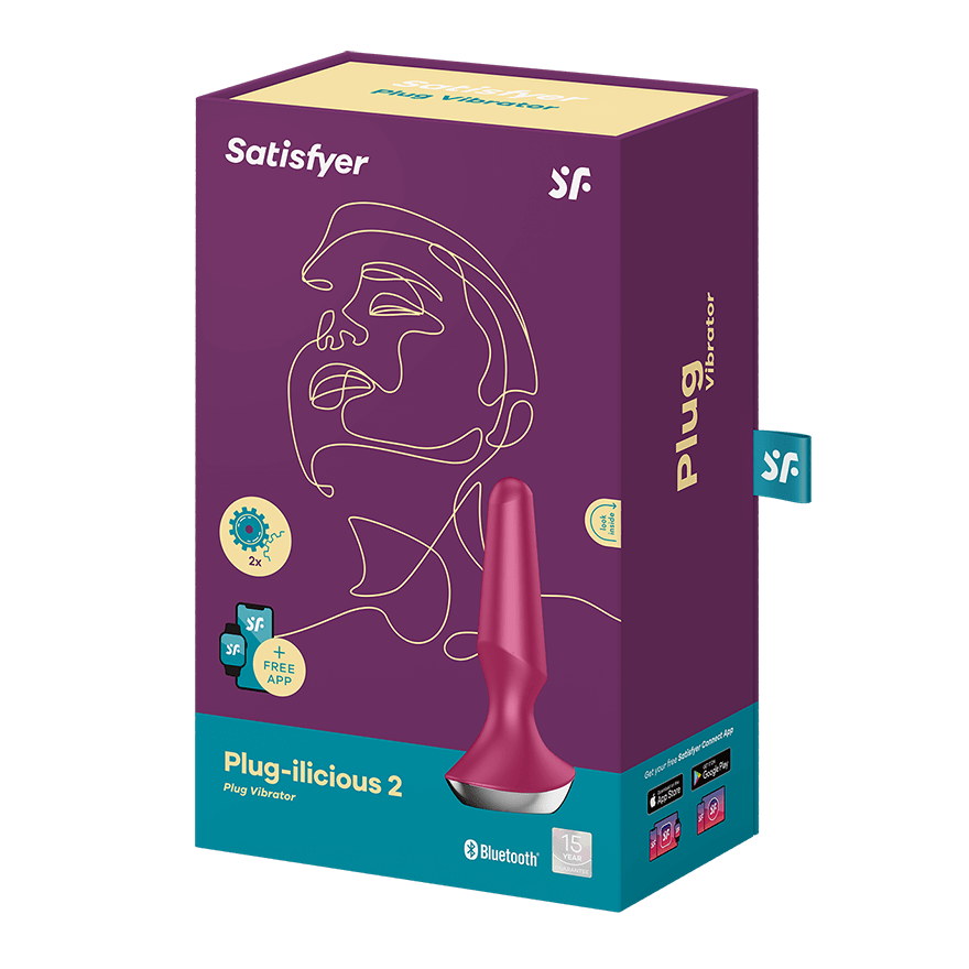 Satisfyer - Plugilicious 2 App-Controlled Anal Plug CherryAffairs