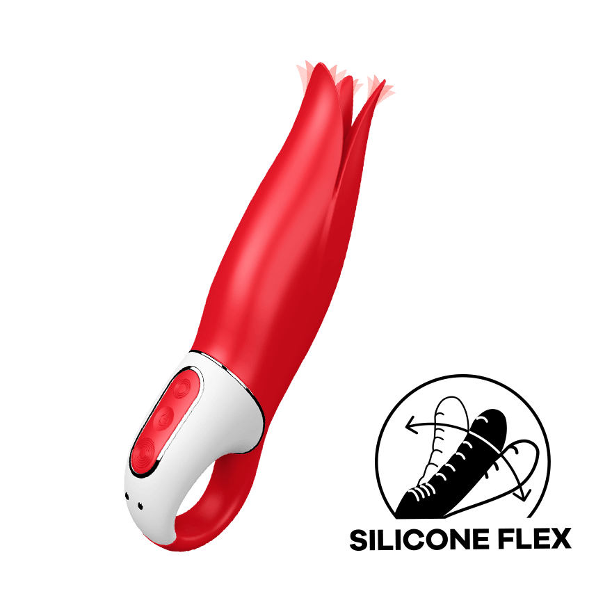Satisfyer - Power Flower Clit Massager (Red) STF1038 CherryAffairs