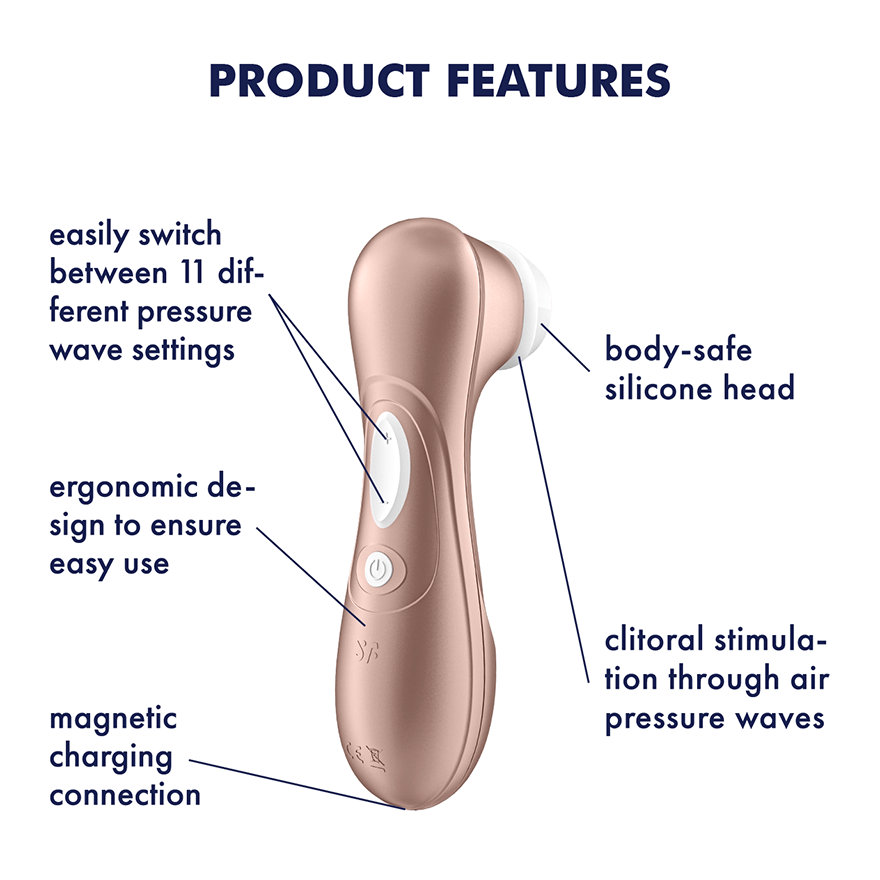 Satisfyer - Pro 2 Air Pulse Rechargeable Clitoral Air Stimulator CherryAffairs
