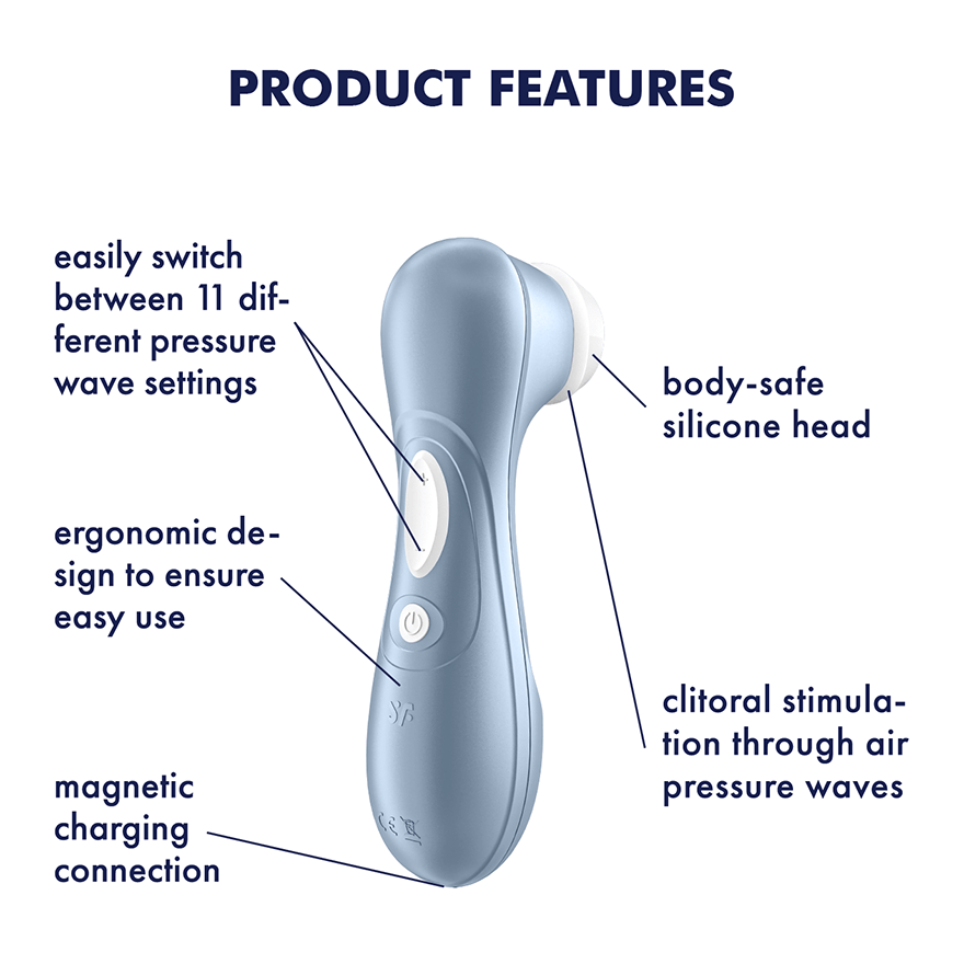 Satisfyer - Pro 2 Air Pulse Rechargeable Clitoral Air Stimulator CherryAffairs