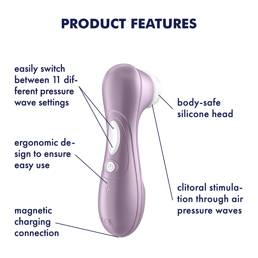 Satisfyer - Pro 2 Air Pulse Rechargeable Clitoral Air Stimulator CherryAffairs