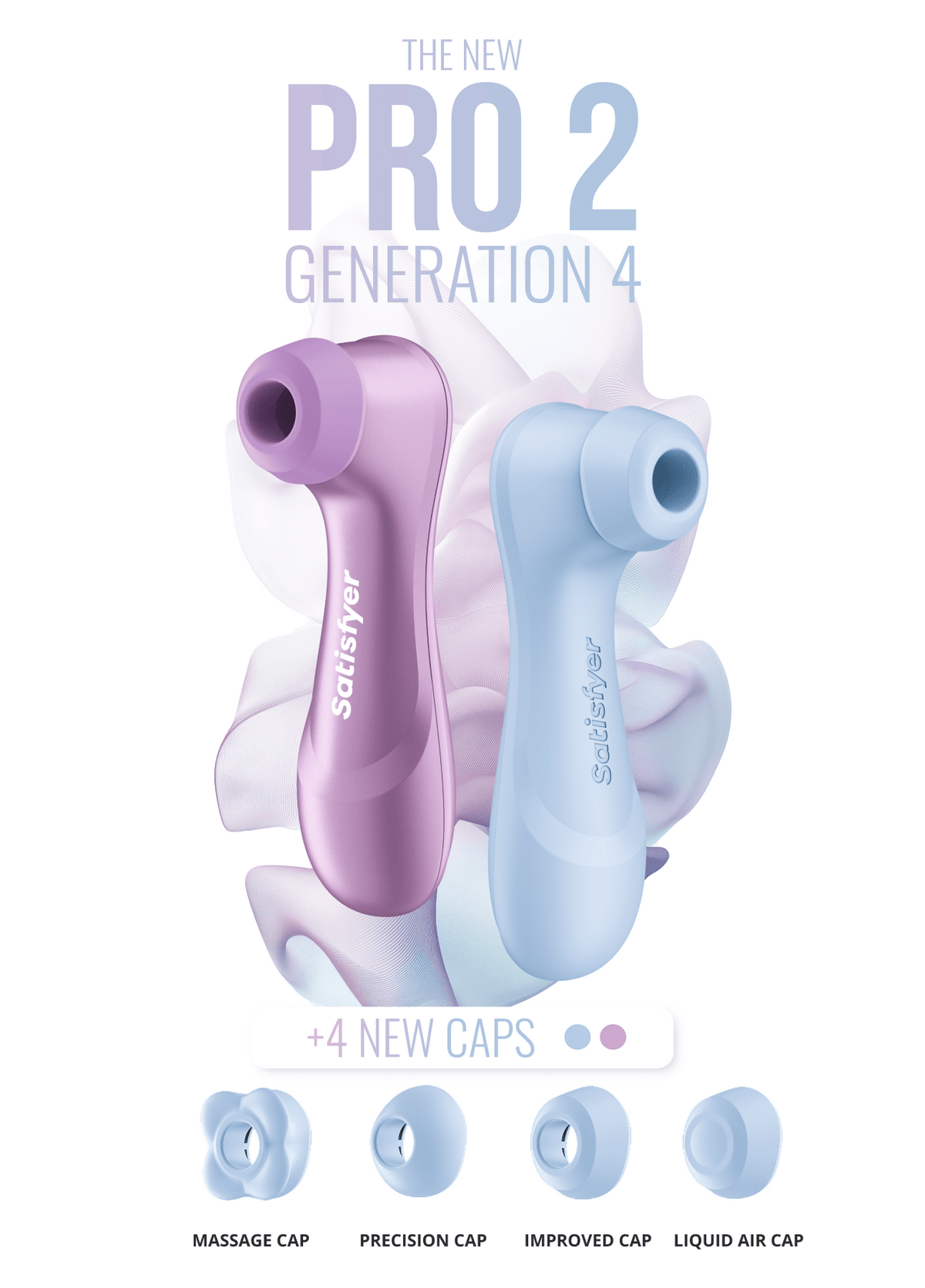 Satisfyer - Pro 2 Generation 4 App Controlled Clitoral Air Pulse Stimulator CherryAffairs