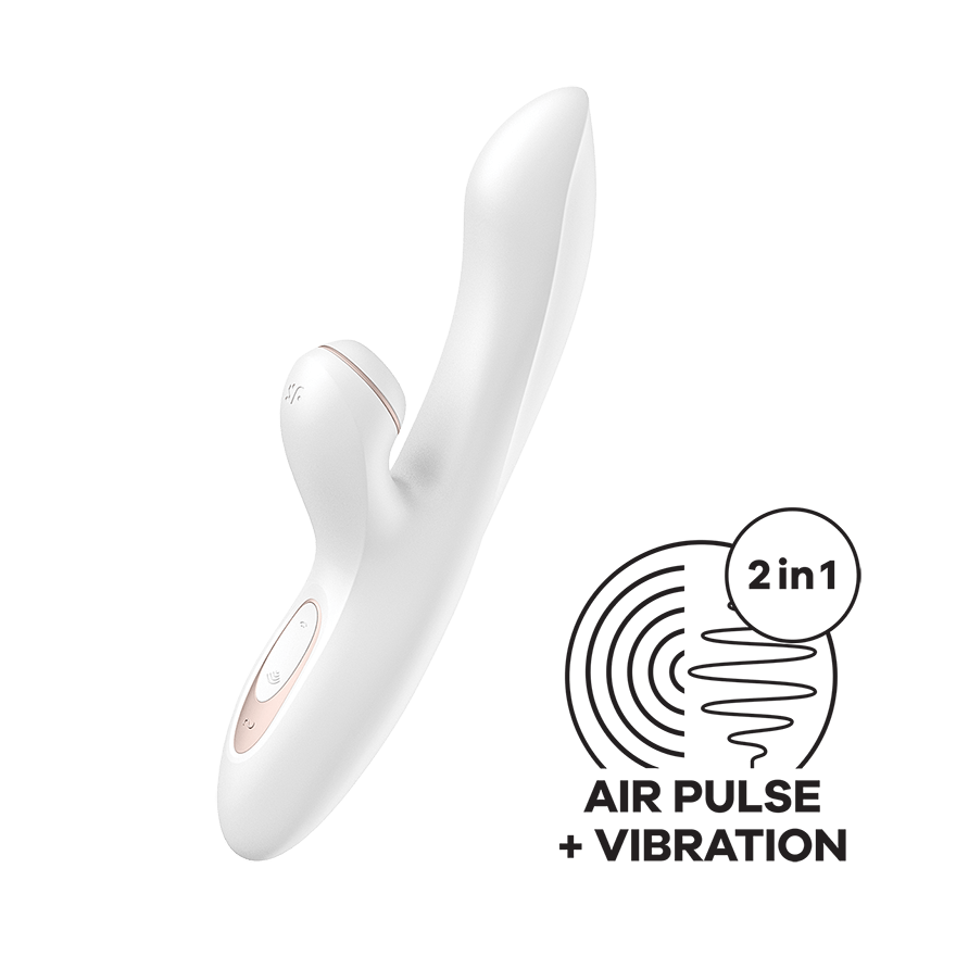 Satisfyer - Pro+ G Spot Rabbit Vibrator (White) STF1009 CherryAffairs