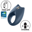 Satisfyer - Royal One Ring App-Controlled Bluetooth Cock Ring (Dark Blue) STF1130 CherryAffairs