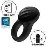 Satisfyer - Signet Ring App-Controlled Bluetooth Cock Ring (Black) STF1132 CherryAffairs