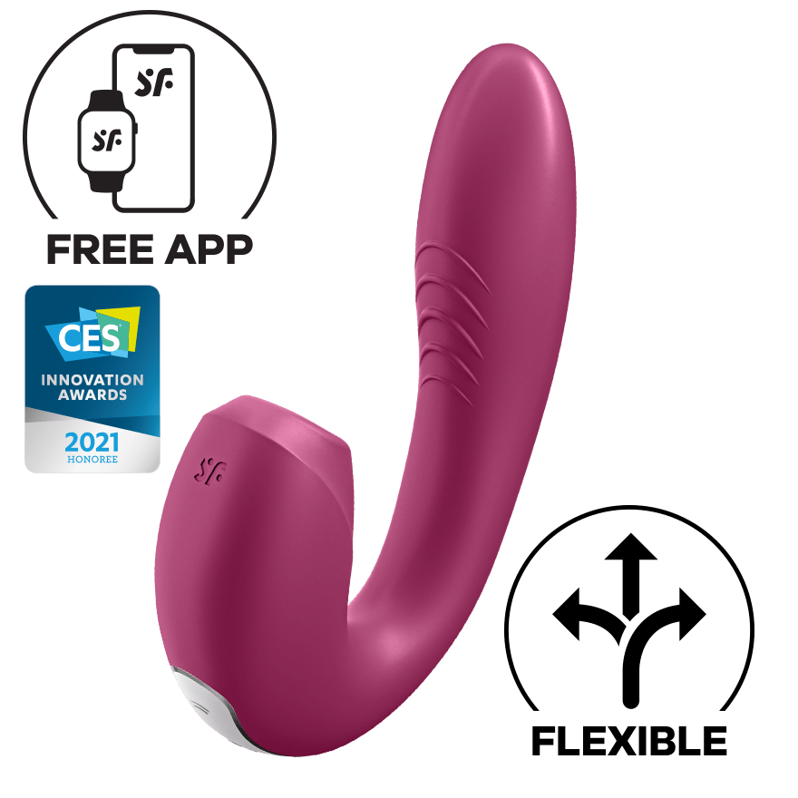 Satisfyer - Sunray Clitoral Air G Spot Dual Stimulator CherryAffairs