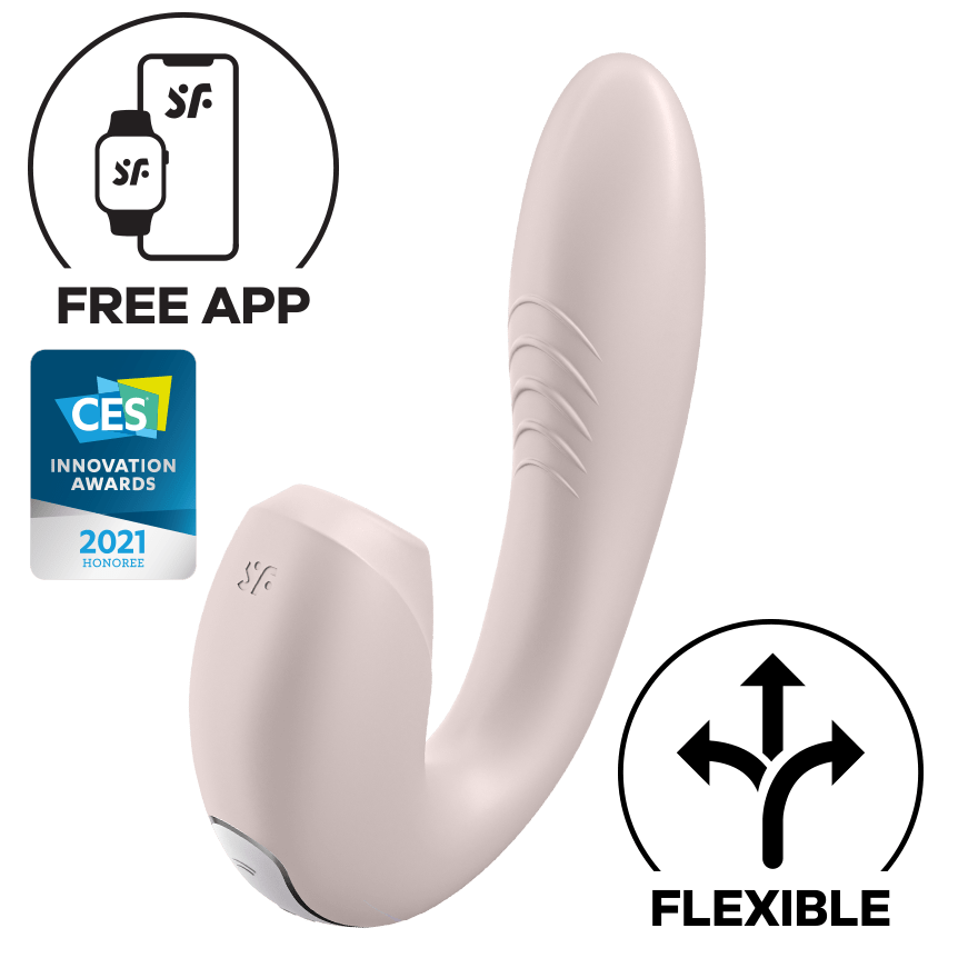 Satisfyer - Sunray Clitoral Air G Spot Dual Stimulator CherryAffairs