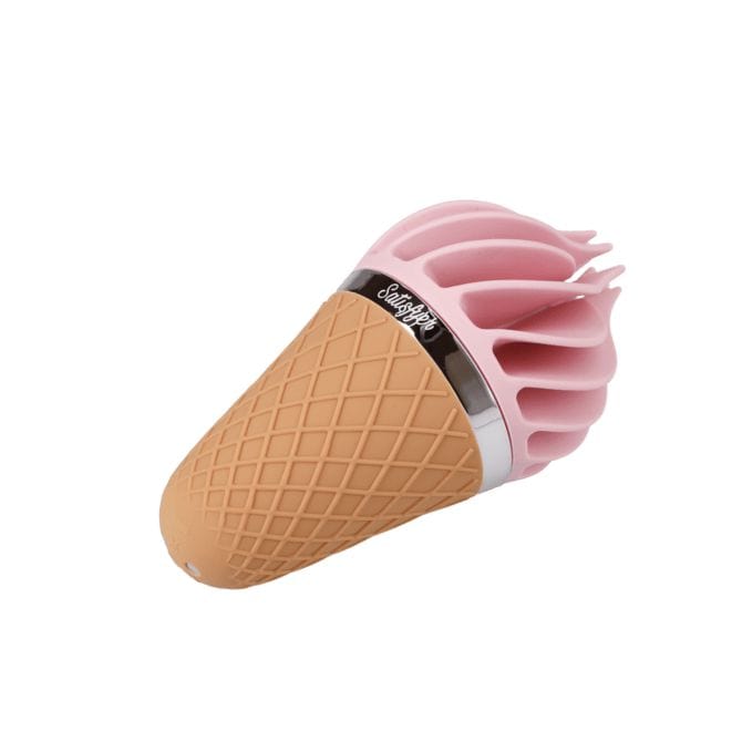 Satisfyer - Sweet Treat Spinnators Lay On Discreet Clit Massager (Pink/Brown) STF1093 CherryAffairs