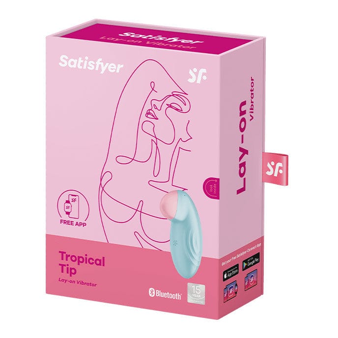 Satisfyer - Tropical Tip App-Controlled Lay On Clitoral Vibrator CherryAffairs