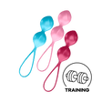 Satisfyer - V Balls Kegel Training Set 3 Pieces (Multi Colour) STF1047 CherryAffairs