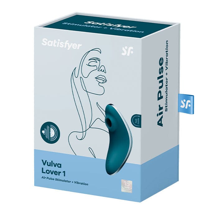 Satisfyer - Vulva Lover 1 Air Pulse Vibration Clitoral Stimulator CherryAffairs