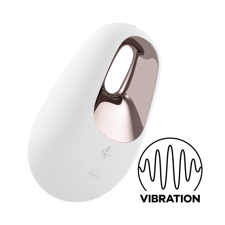 Satisfyer - White Temptation Lay On Vibrator (White) STF1071 CherryAffairs