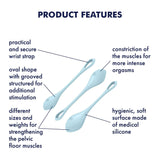 Satisfyer - Yoni Power 2 Silicone Kegel Balls Training Set CherryAffairs