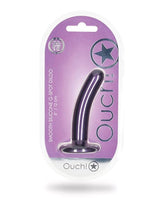 Shots - Ouch 12.7 cm Smooth G-Spot Dildo (Metallic Purple) ST1094 CherryAffairs