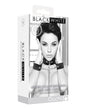 Shots - Ouch Hook-and-Loop Collar, Leash and Hand Cuff Set (Black) ST1088 CherryAffairs