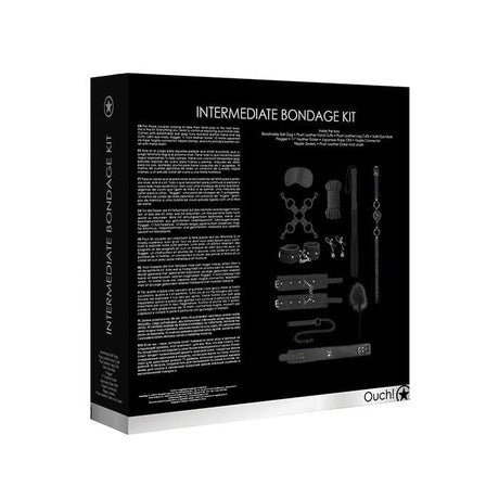 Shots - Ouch Intermediate Bondage Kit (Black) ST1095 CherryAffairs