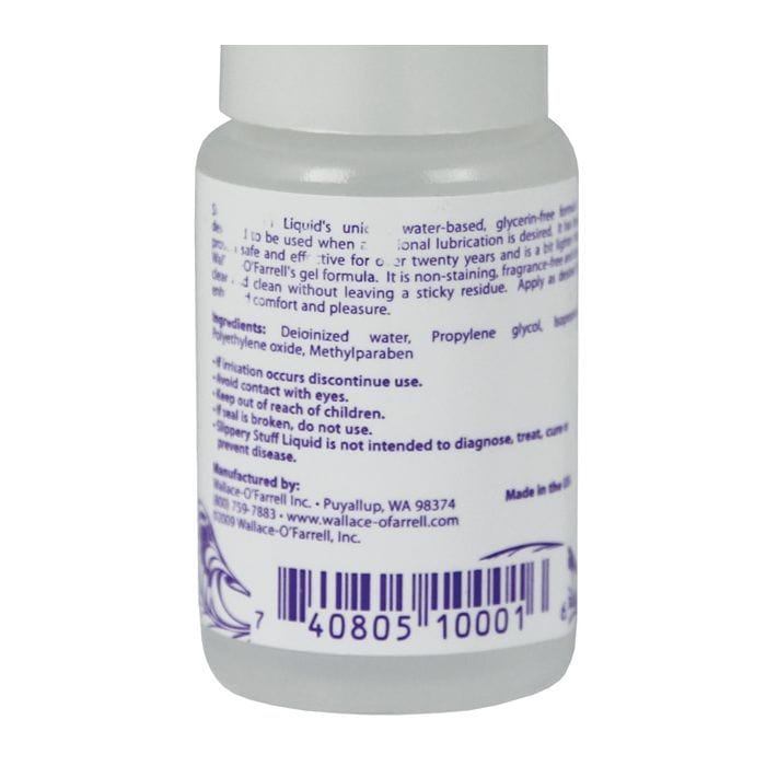 Slippery Stuff - Liquid Water Based Lubricant 1oz, 4oz, 8oz