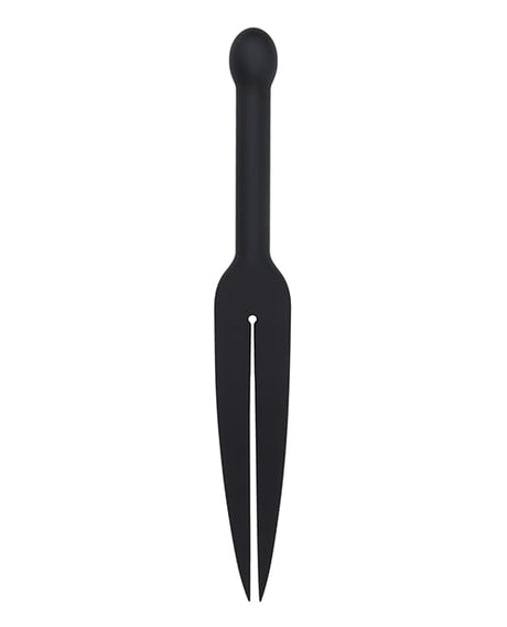 Sportsheets - Edge Silicone Tawse Double Tail Impact Paddle (Black) SS1083 CherryAffairs