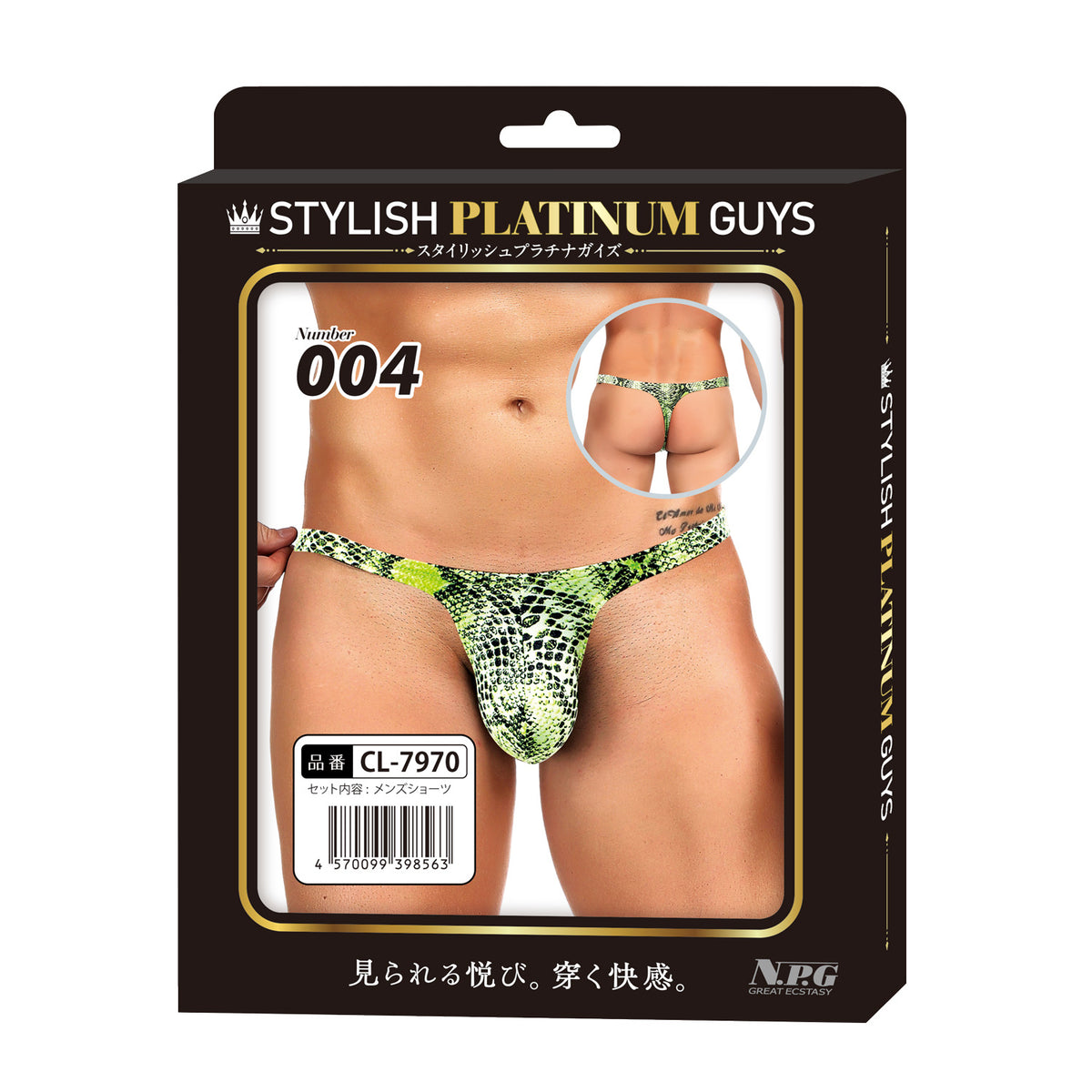 Stylish Platinum Guys - Men's Sheer Underwear Collection CherryAffairs