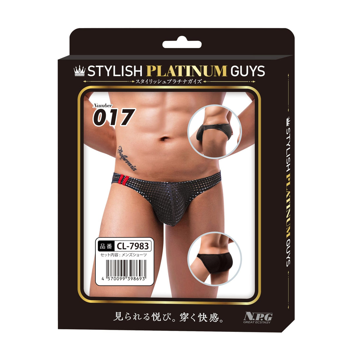 Stylish Platinum Guys - Men's Sheer Underwear Collection CherryAffairs