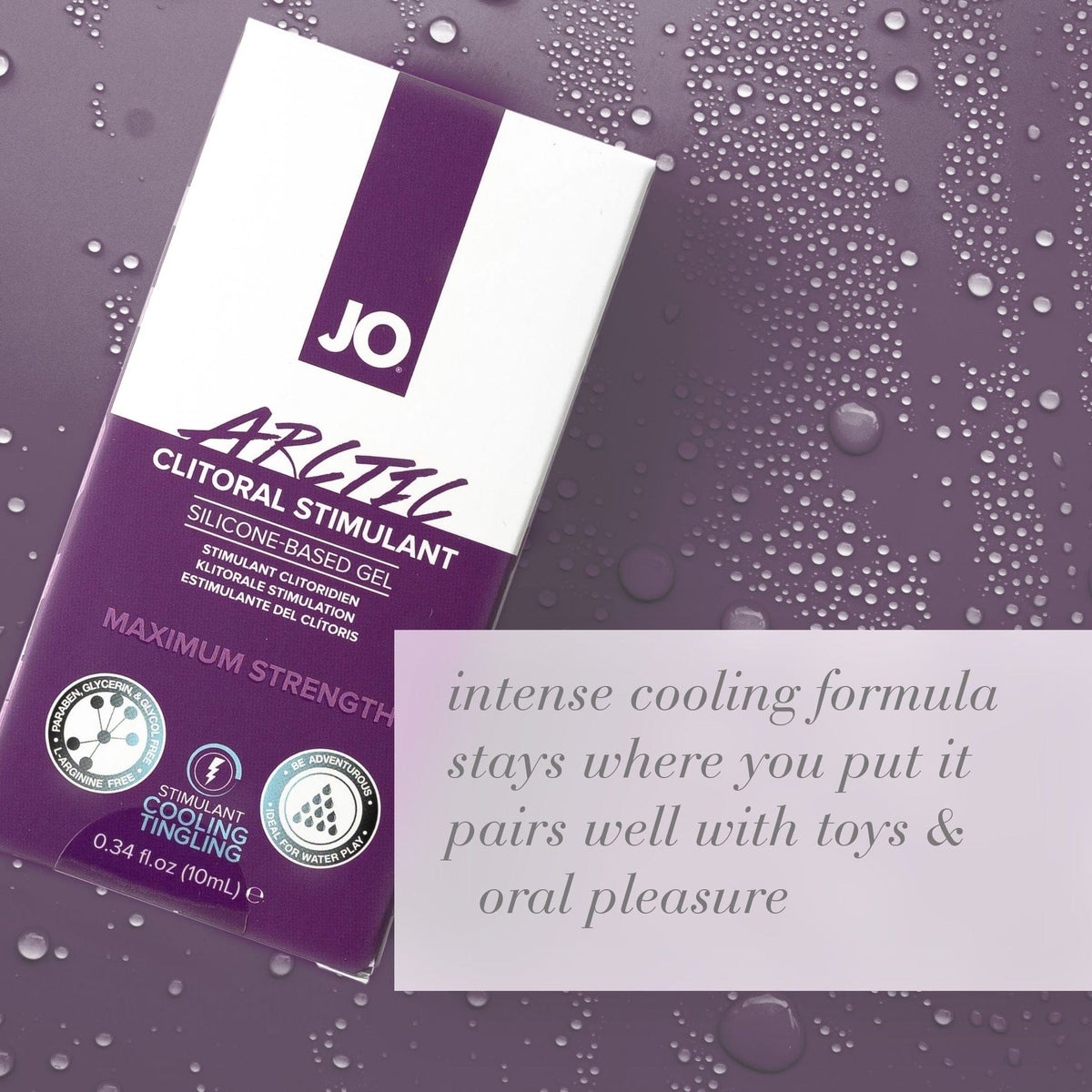System JO - For Women Arctic Clitoral Stimulant Silicone Gel SJ1042 CherryAffairs