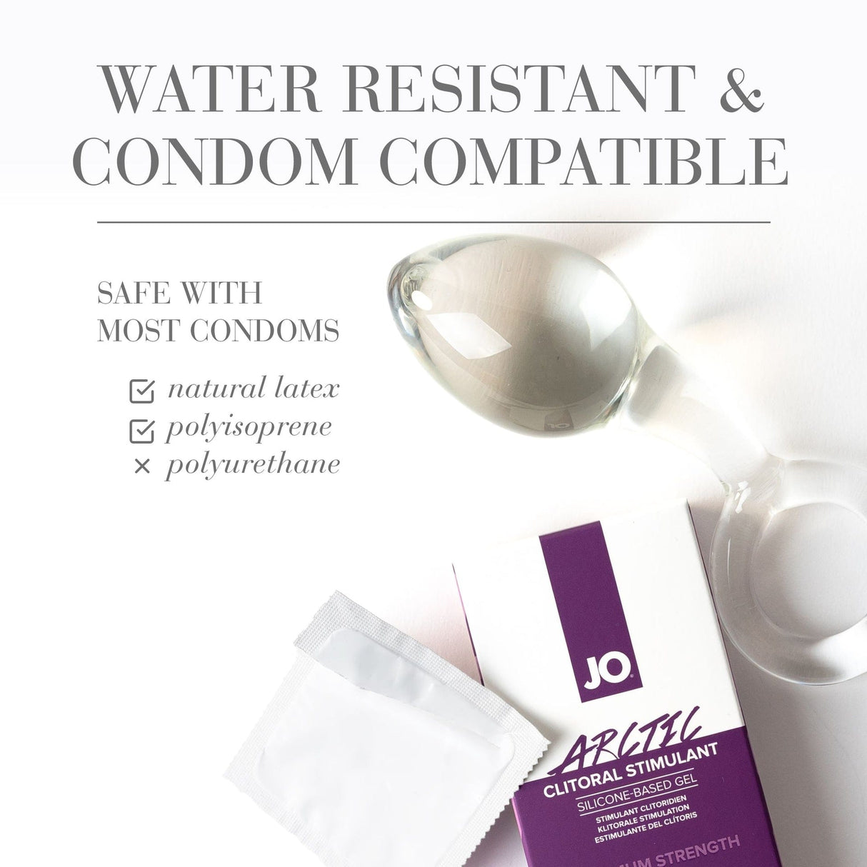 System JO - For Women Arctic Clitoral Stimulant Silicone Gel SJ1042 CherryAffairs