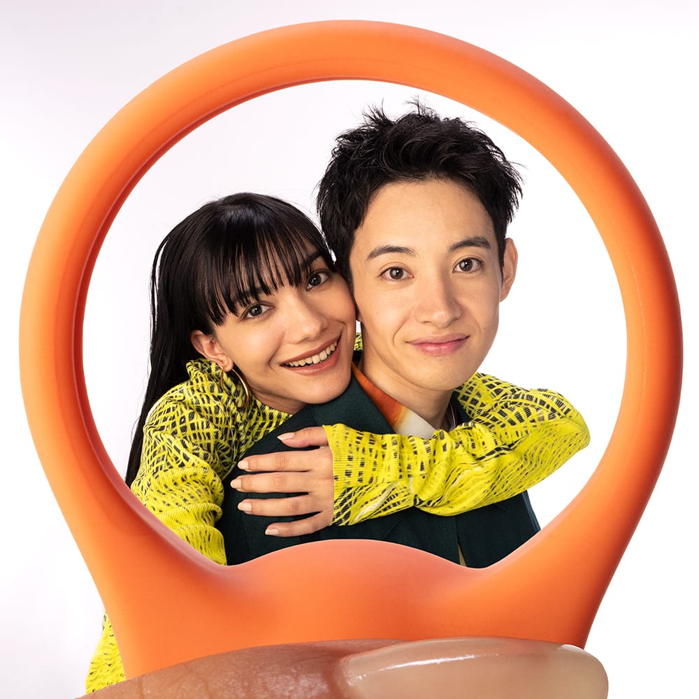 Tenga - Pairing Plus Vibrating Silicone Cock Ring CherryAffairs