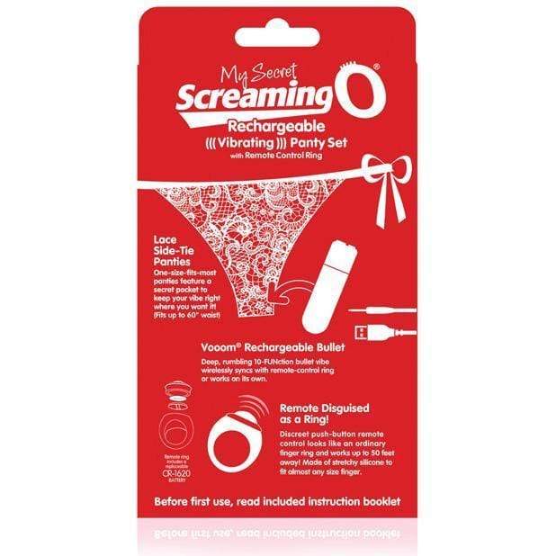 The Screaming O - My Secret Rechargeable Remote Control Panty Vibrator CherryAffairs