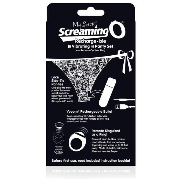 The Screaming O - My Secret Rechargeable Remote Control Panty Vibrator CherryAffairs