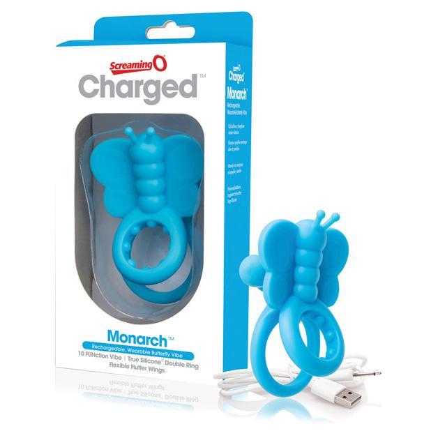 TheScreamingO - Charged Monarch Rechargeable Butterfly Cock Ring TSO1061 CherryAffairs