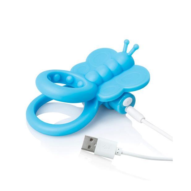 TheScreamingO - Charged Monarch Rechargeable Butterfly Cock Ring CherryAffairs