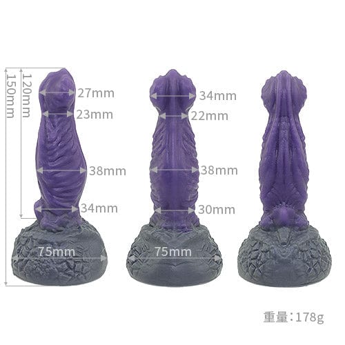 Tomax - Origin Regular Silicone Dildo (Purple) TM1002 CherryAffairs