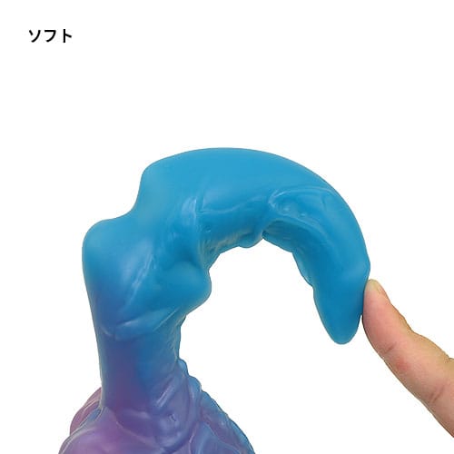 Tomax - Water Dragon Deep Blue Soft Fantasy Silicone Suction Cup Dildo (Blue) TM1098 CherryAffairs